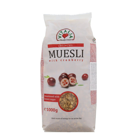 Vitalia Crunchy muesli with cranberry 1kg