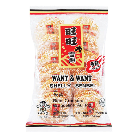 Want Want Rice Cakes Spicy seaweed 150g