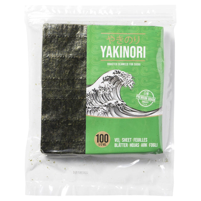 Yama Yakinori a-grade half sheets Nori seaweed 130g