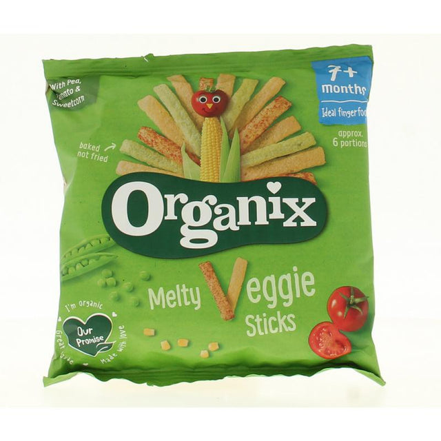 Organix Veggie Vegetable sticks 7m+ Baby snacks 15g