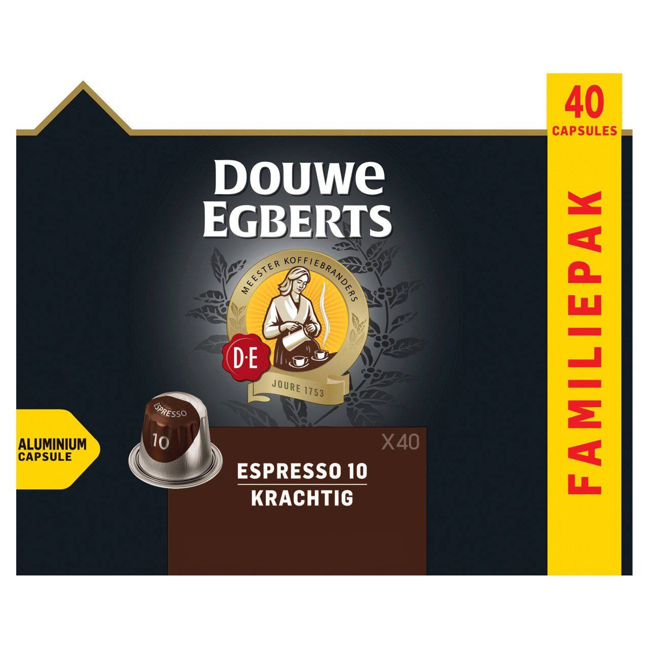 Douwe Egberts Espresso Powerful Coffee Cups Discount Pack 40Pack Pantry