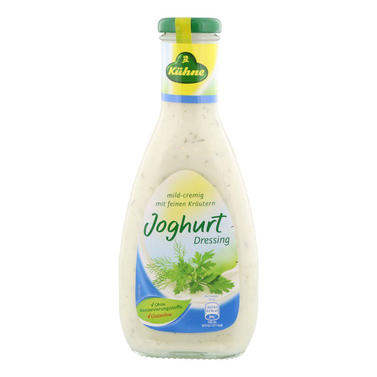 Kühne Dressing Yogurt Creamy and Delicious Dressing for Salads