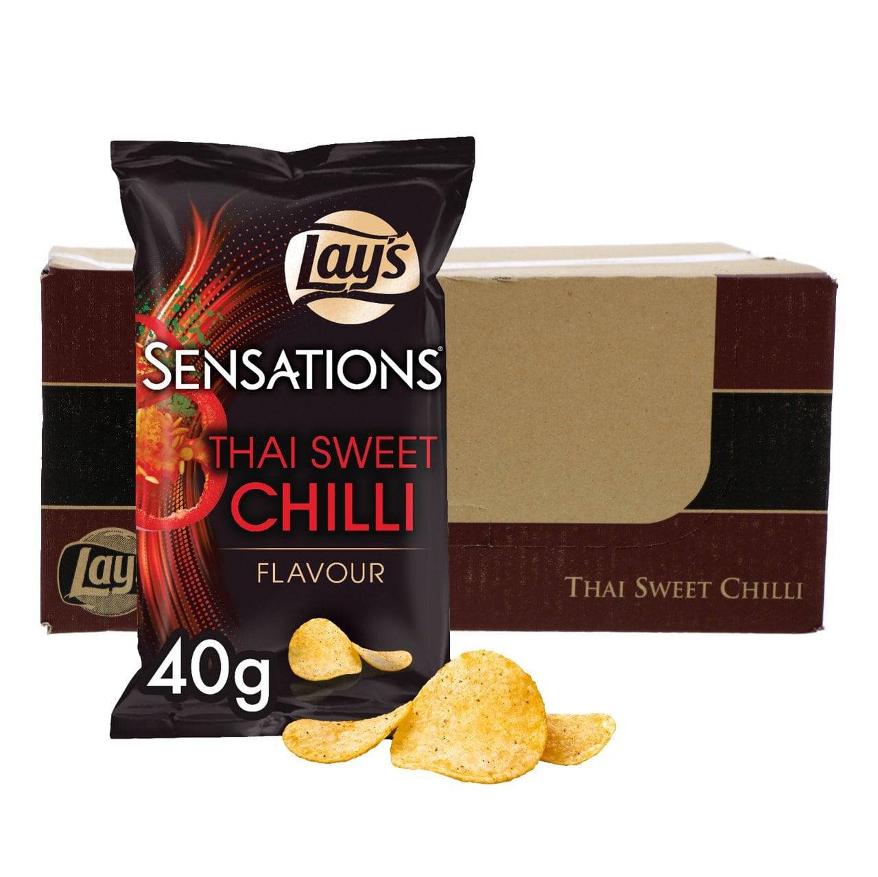 Lay's Thai Sweet Chilli Chips Irresistible 20x40G Packs Worldwide
