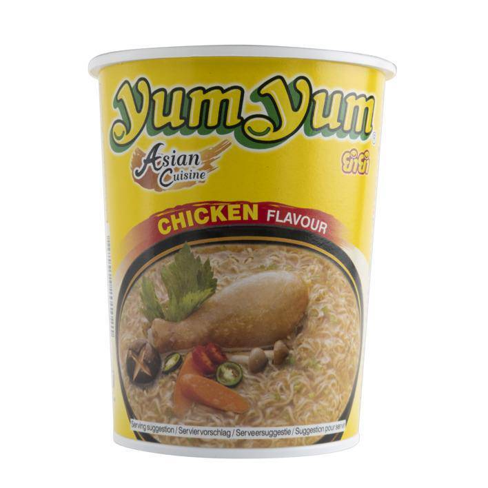 Yum Yum Chicken Flavour Instant Noodles Cup Delicious and Convenient Worldwide Delivery Pantry